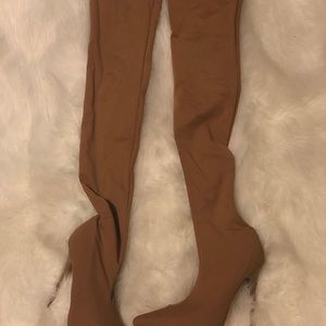 Nude Thigh High Boot (Never worn)